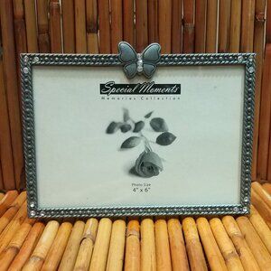 Rhinestone Butterfly Standing Frame